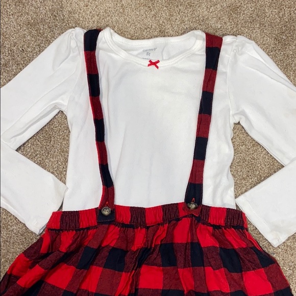 Red and black buffalo plaid outfit - Picture 2 of 5